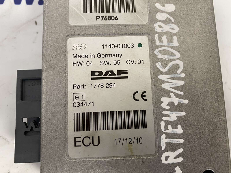 DAF XF105 - ECU for Truck: picture 2 DAF XF105 - ECU for Truck: picture 2
