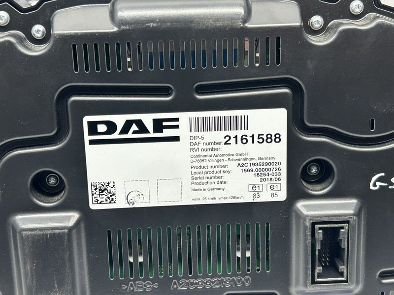 DAF XF106 - Dashboard for Truck: picture 3 DAF XF106 - Dashboard for Truck: picture 3