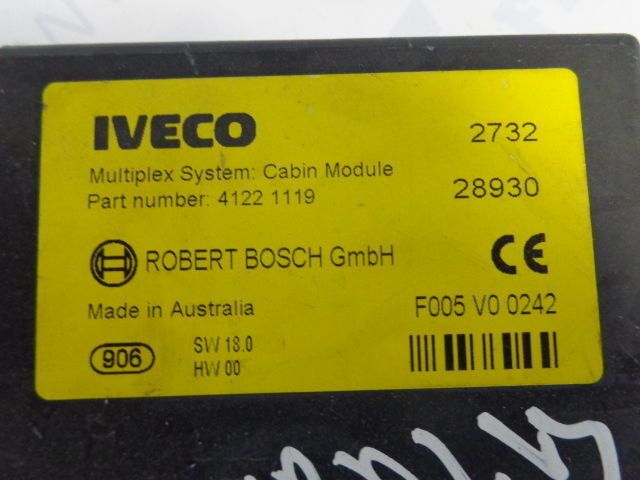 Iveco Multiplex System:Cabin Module ROBERT BOSCH GmbH - ECU for Truck: picture 3 Iveco Multiplex System:Cabin Module ROBERT BOSCH GmbH - ECU for Truck: picture 3