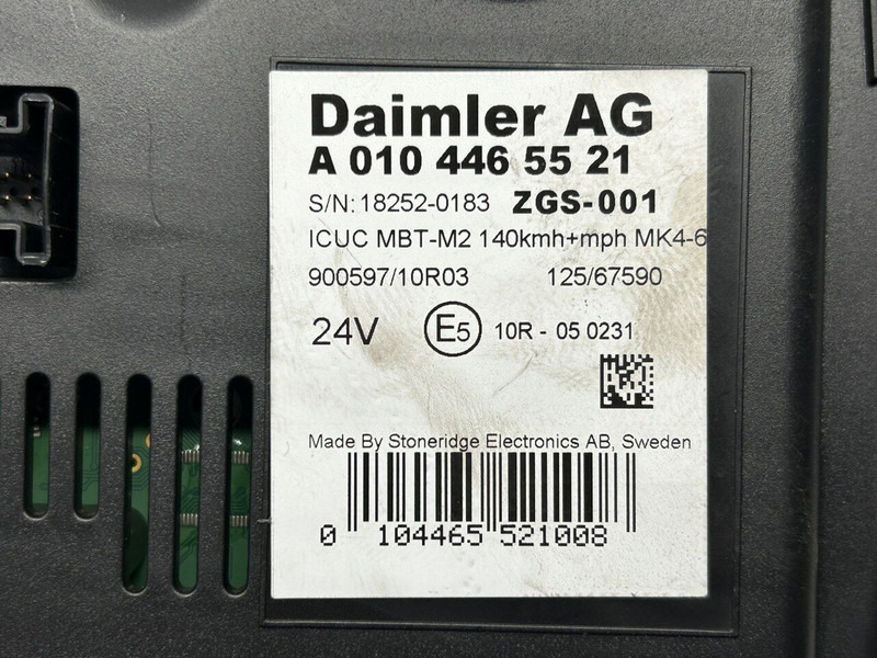 Mercedes-Benz UK version - Dashboard for Truck: picture 4 Mercedes-Benz UK version - Dashboard for Truck: picture 4