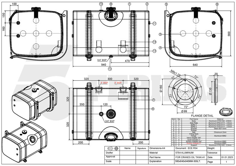 New Hydraulic tank for Truck Parker: picture 7
