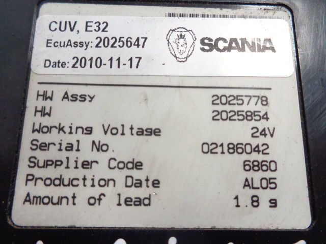 Scania CUV E32 control unit ( WORLDWIDE DELIV - ECU for Truck: picture 2 Scania CUV E32 control unit ( WORLDWIDE DELIV - ECU for Truck: picture 2