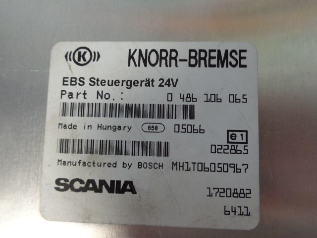 Scania EBS control units 1863489, 1888379, 1863280, 1860636, 1766306, 1 - ECU for Truck: picture 5 Scania EBS control units 1863489, 1888379, 1863280, 1860636, 1766306, 1 - ECU for Truck: picture 5