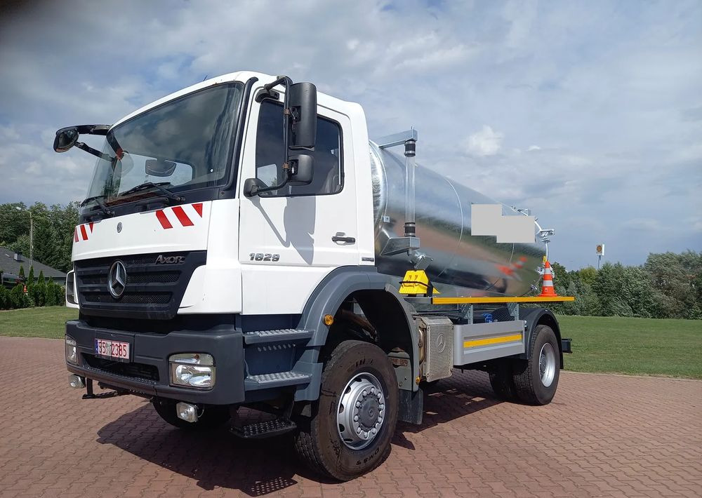 Mercedes-Benz AXOR 1829 4X4 4 WD ALLOARD - Tank truck: picture 4 Mercedes-Benz AXOR 1829 4X4 4 WD ALLOARD - Tank truck: picture 4