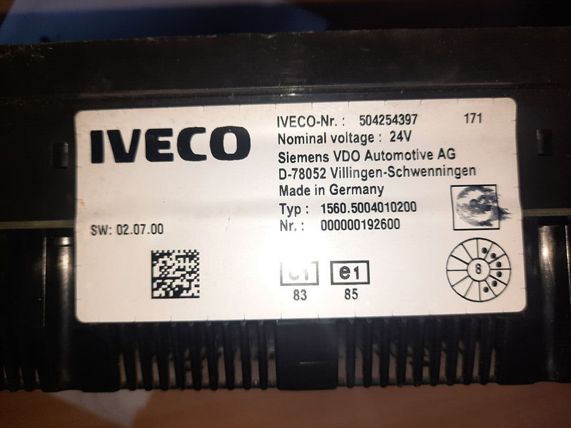 Iveco климат контроль Iveko - Dashboard: picture 4 Iveco климат контроль Iveko - Dashboard: picture 4