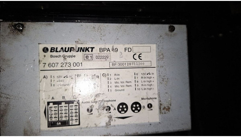 Volvo Blaupunkt BPA49 - ECU: picture 3 Volvo Blaupunkt BPA49 - ECU: picture 3