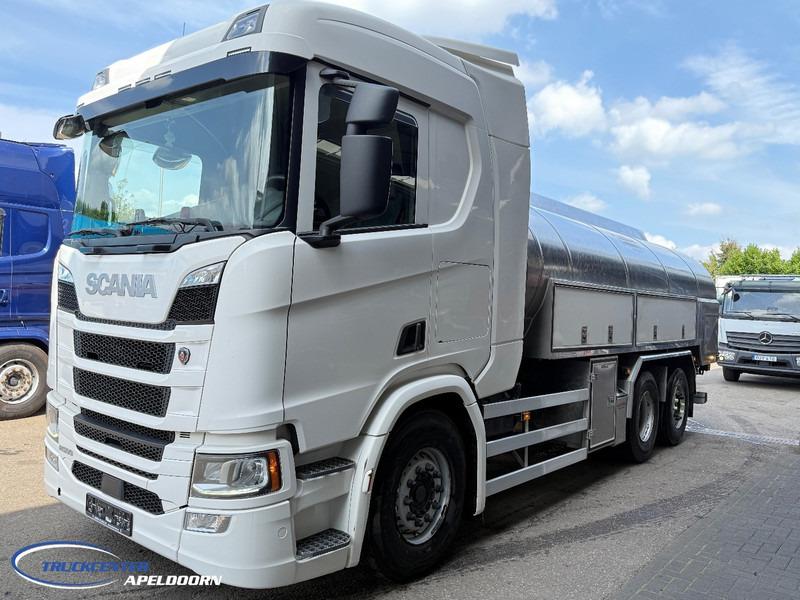 Scania R500 NGS 15000 Liter, Retarder, Stuuras, RVS tank - melk - water - Tank truck: picture 2 Scania R500 NGS 15000 Liter, Retarder, Stuuras, RVS tank - melk - water - Tank truck: picture 2