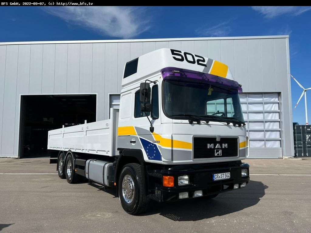 MAN H 25 25.502 FNL/BL F90 V10 - Dropside/ Flatbed truck: picture 2 MAN H 25 25.502 FNL/BL F90 V10 - Dropside/ Flatbed truck: picture 2