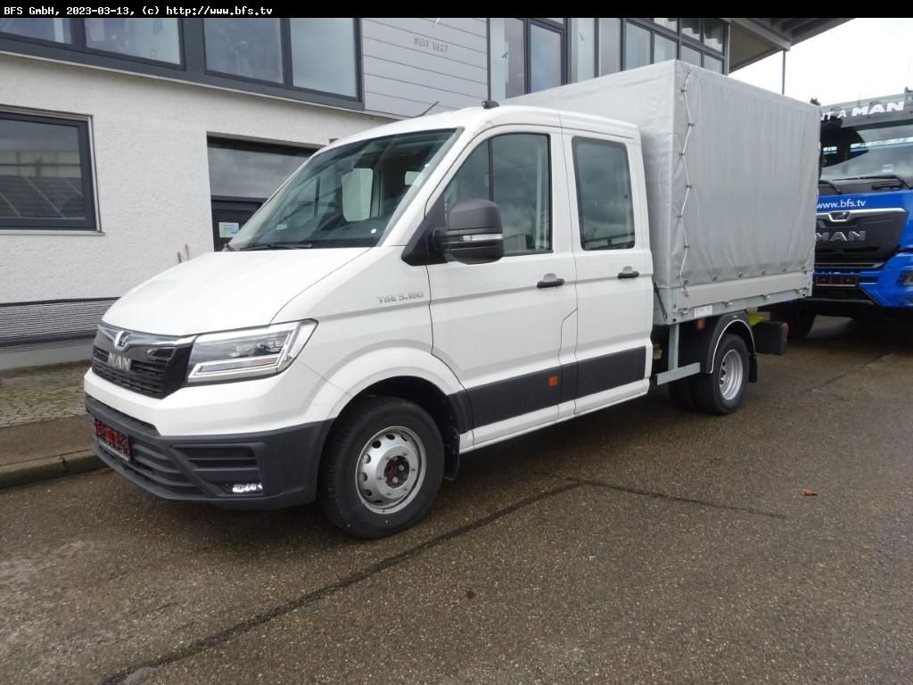 MAN TGE 5.180 4x2 SB DoKA - Curtain side van: picture 1 MAN TGE 5.180 4x2 SB DoKA - Curtain side van: picture 1