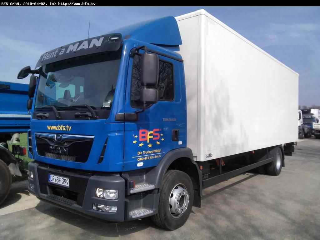 MAN TGM 15.250 4x2 BL Koffer LBW - Box truck: picture 1 MAN TGM 15.250 4x2 BL Koffer LBW - Box truck: picture 1