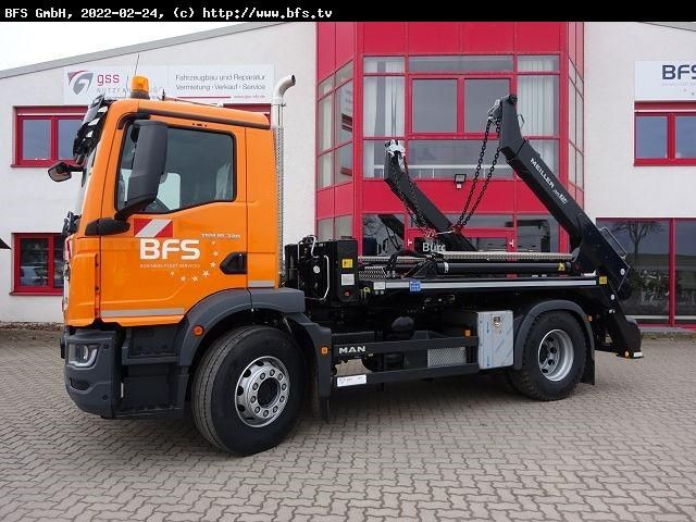 MAN TGM (TG3) 18.320 4x2 BL CH AK 12 MT - Skip loader truck: picture 2 MAN TGM (TG3) 18.320 4x2 BL CH AK 12 MT - Skip loader truck: picture 2