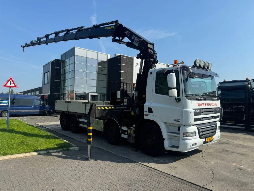 DAF CF 85.360 8x2 + HIAB 422E8 REMOTE CONTROLE - Crane truck, Dropside/ Flatbed truck: picture 1 DAF CF 85.360 8x2 + HIAB 422E8 REMOTE CONTROLE - Crane truck, Dropside/ Flatbed truck: picture 1