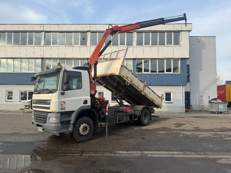DAF CF 85.410 4X2 PALFINGER PK 12000 + KIPPER - Tipper, Crane truck: picture 1 DAF CF 85.410 4X2 PALFINGER PK 12000 + KIPPER - Tipper, Crane truck: picture 1