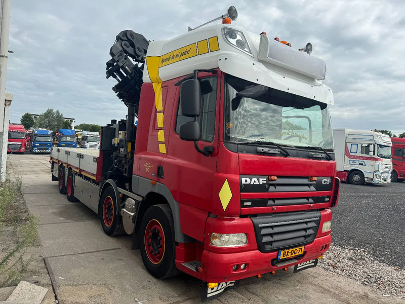 Crane truck DAF CF 85.460 8X2 HIAB 477E-7 + JIB 75X + REMOTE CONTROL: picture 10