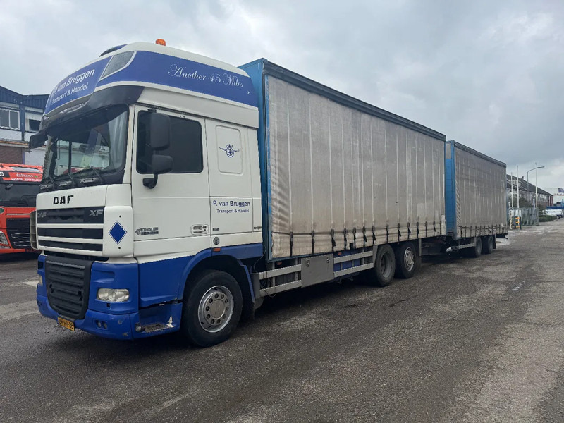 DAF XF 105.410 6X2 EURO 5 + GROENEWEGEN HANGER - Curtainsider truck: picture 1 DAF XF 105.410 6X2 EURO 5 + GROENEWEGEN HANGER - Curtainsider truck: picture 1