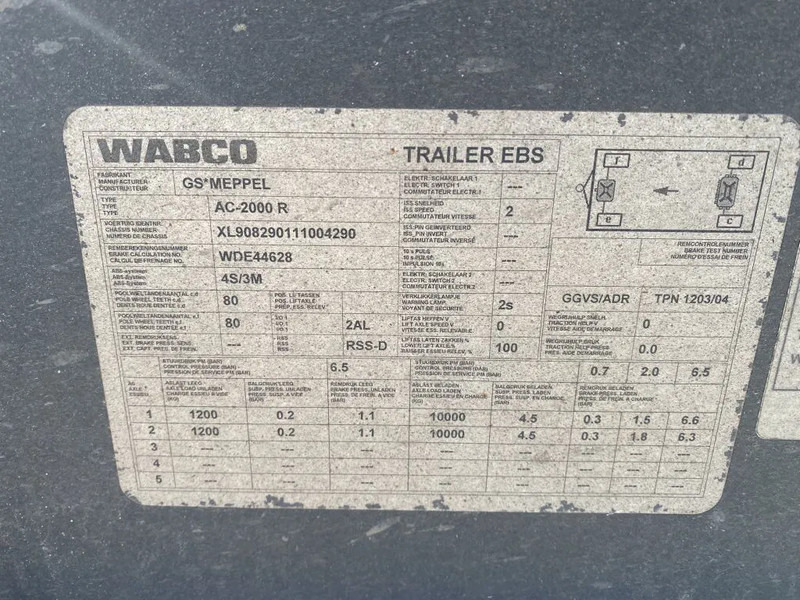 Container transporter/ Swap body trailer GS AIC-2000 - BPW + BDF SYSTEM: picture 15 Container transporter/ Swap body trailer GS AIC-2000 - BPW + BDF SYSTEM: picture 15