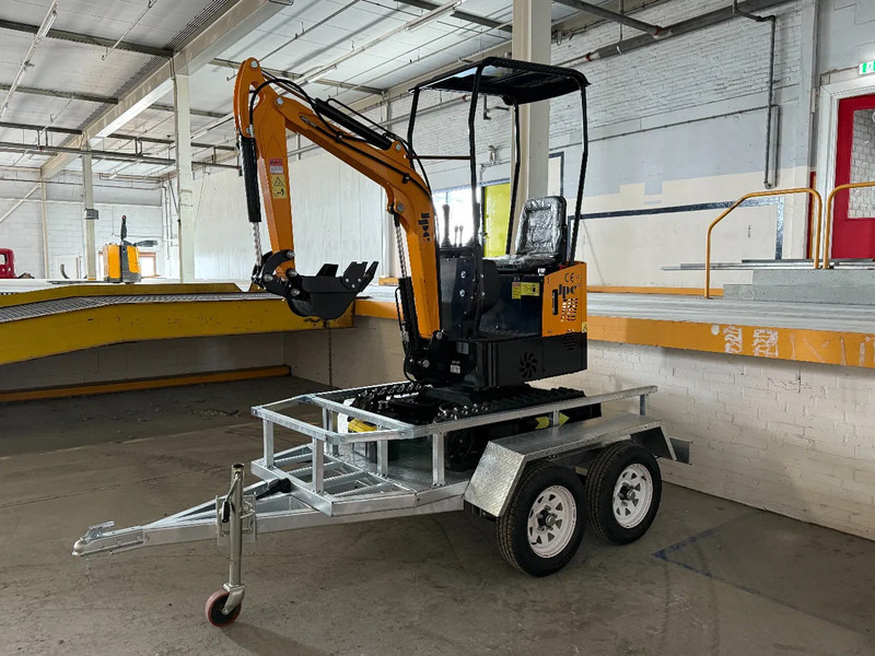 JPC HT12 + TRAILER - NEW AND UNUSED BOTH! - Mini excavator: picture 1 JPC HT12 + TRAILER - NEW AND UNUSED BOTH! - Mini excavator: picture 1