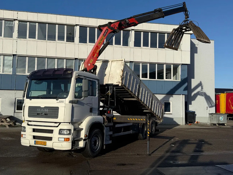 MAN TGA 26.350 6X2 KIPPER + PALFINGER PK16502 + REMOTE CONTROL - Tipper, Crane truck: picture 1 MAN TGA 26.350 6X2 KIPPER + PALFINGER PK16502 + REMOTE CONTROL - Tipper, Crane truck: picture 1