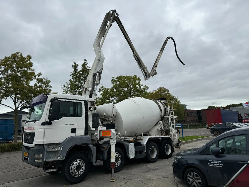 MAN TGS 35.400 8X4 PUTZMEISTER PUMP 21-3 + LIEBHERR MIXER - Concrete pump truck: picture 2 MAN TGS 35.400 8X4 PUTZMEISTER PUMP 21-3 + LIEBHERR MIXER - Concrete pump truck: picture 2