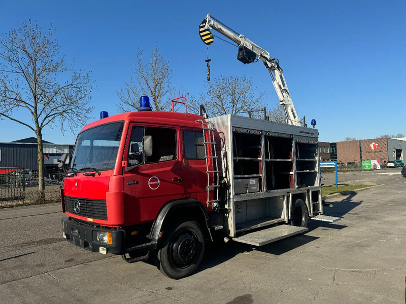 Mercedes-Benz 1117 4X2 FIRE TRUCK HIAB 050A ONLY 105787 KM - Fire truck: picture 1 Mercedes-Benz 1117 4X2 FIRE TRUCK HIAB 050A ONLY 105787 KM - Fire truck: picture 1