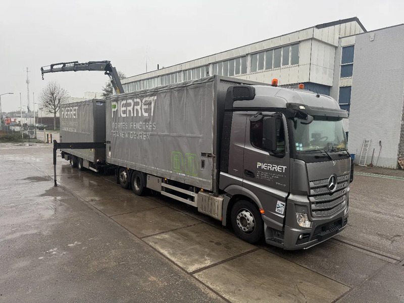 Mercedes-Benz Actros 2645 PALFINGER PK 19 + REMOTE CONTROL + ROYEN HANGER COMPLETE 2017! - Curtainsider truck, Crane truck: picture 1 Mercedes-Benz Actros 2645 PALFINGER PK 19 + REMOTE CONTROL + ROYEN HANGER COMPLETE 2017! - Curtainsider truck, Crane truck: picture 1