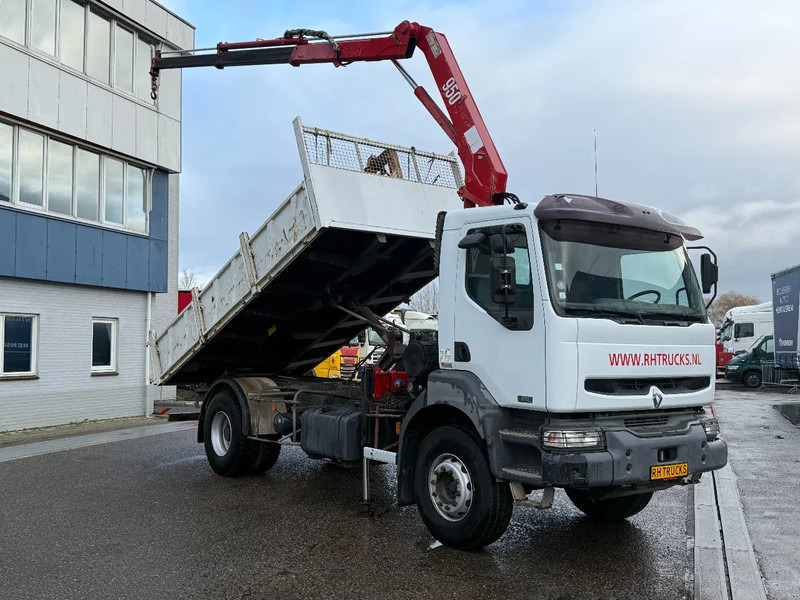 Renault Kerax 260 4X2 + HMF 953 K2 CRANE + TIPPER MARREL - EURO 3 - MANUAL - FULL STEEL SUSP. - Tipper, Crane truck: picture 3 Renault Kerax 260 4X2 + HMF 953 K2 CRANE + TIPPER MARREL - EURO 3 - MANUAL - FULL STEEL SUSP. - Tipper, Crane truck: picture 3