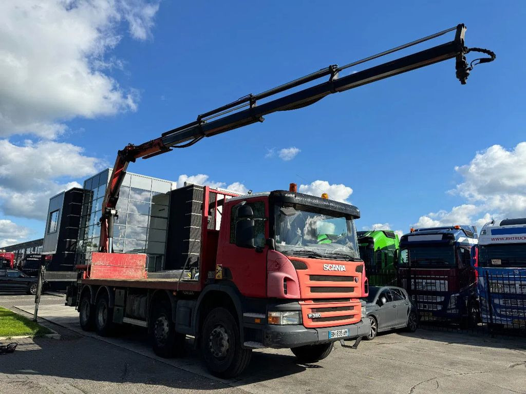 Scania P360 8X4 - EURO 5 + PALFINGER PK22002-EH + REMOT - Crane truck, Dropside/ Flatbed truck: picture 3 Scania P360 8X4 - EURO 5 + PALFINGER PK22002-EH + REMOT - Crane truck, Dropside/ Flatbed truck: picture 3