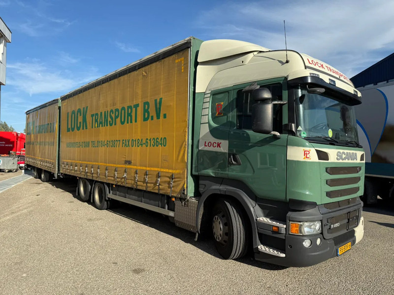 Scania R450 6X2 + DRACO AANHANGER 2010 TUV TILL 17-08-2026 - Curtainsider truck: picture 4 Scania R450 6X2 + DRACO AANHANGER 2010 TUV TILL 17-08-2026 - Curtainsider truck: picture 4