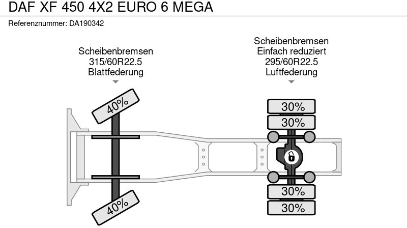 Tractor unit DAF XF 450 4X2 EURO 6 MEGA: picture 15