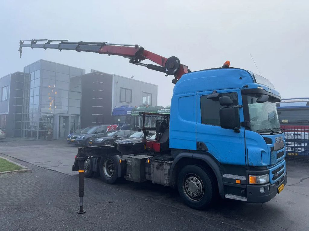 Scania P450 6X2 - EURO 6 + HMF 2620-K5 + REMOTE + LIFT - Tractor unit: picture 1 Scania P450 6X2 - EURO 6 + HMF 2620-K5 + REMOTE + LIFT - Tractor unit: picture 1