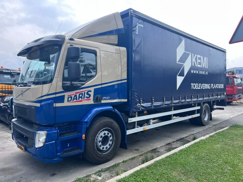 Volvo FE 250 4X2 EURO 6 - 19 TON + DHOLLANDIA - Curtainsider truck: picture 1 Volvo FE 250 4X2 EURO 6 - 19 TON + DHOLLANDIA - Curtainsider truck: picture 1