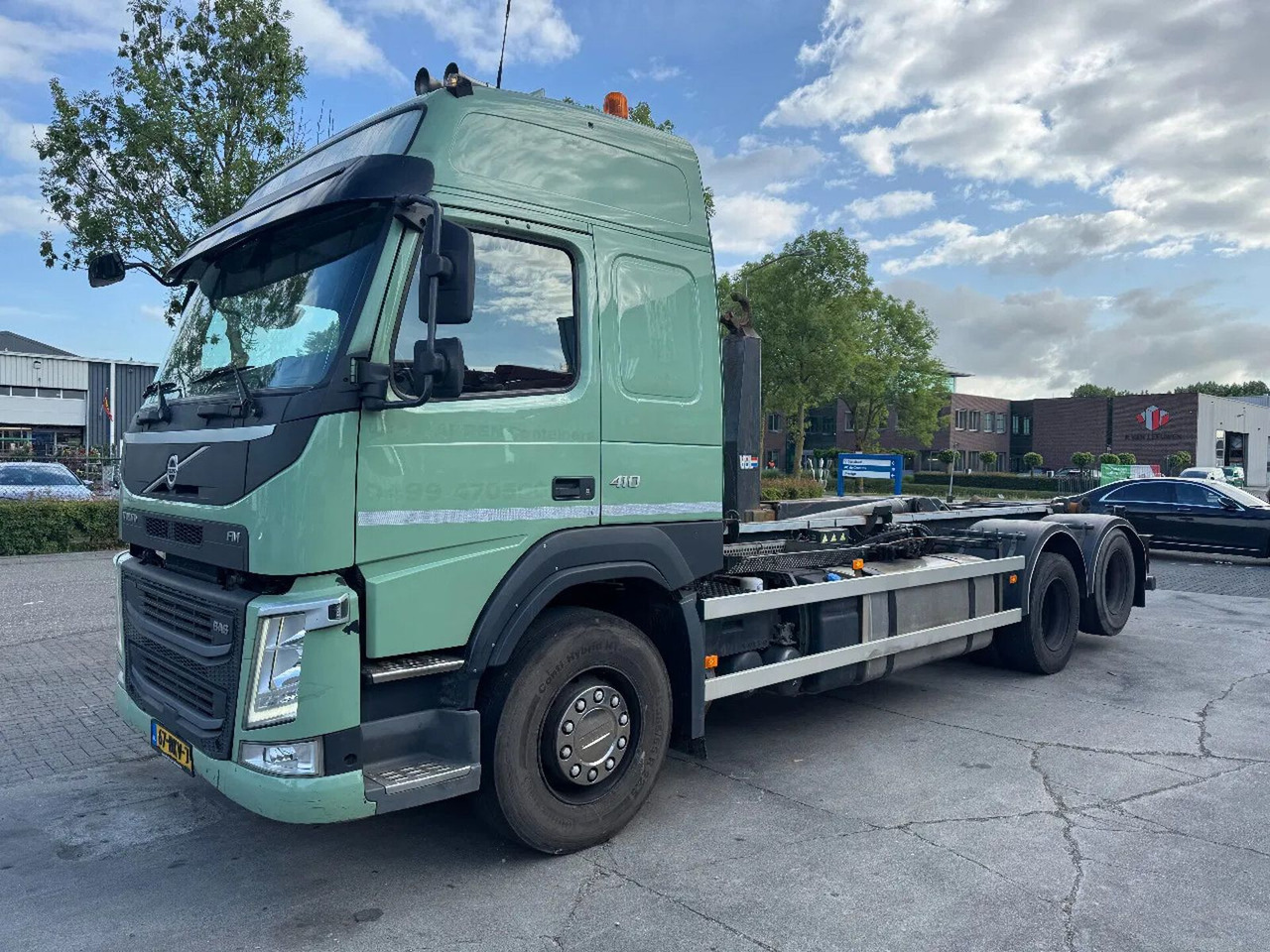 Hook lift truck Volvo FM 410 6X2 EURO 6 VDL 21T HOOK: picture 9