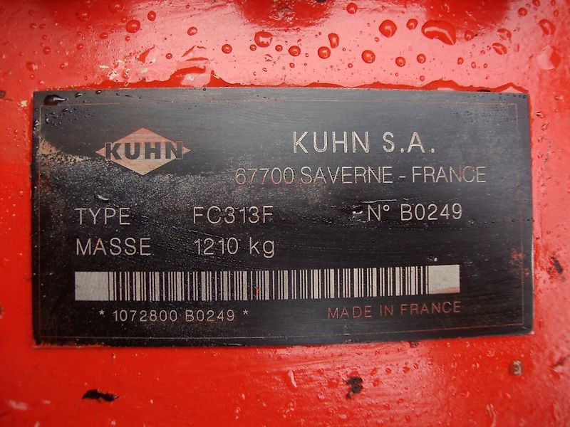 Kuhn FC 313 F - Mower: picture 5 Kuhn FC 313 F - Mower: picture 5