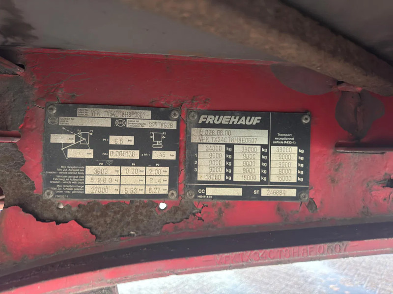 Curtainsider semi-trailer Fruehauf DISC: picture 10 Curtainsider semi-trailer Fruehauf DISC: picture 10