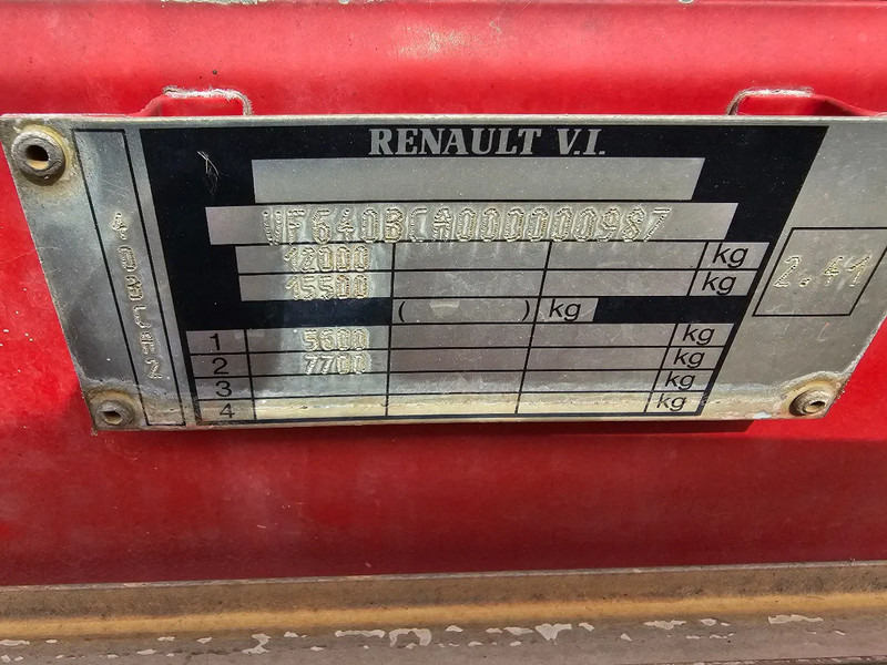 Fire truck Renault M210 Arbois 3500L - Hydraulic winch: picture 17