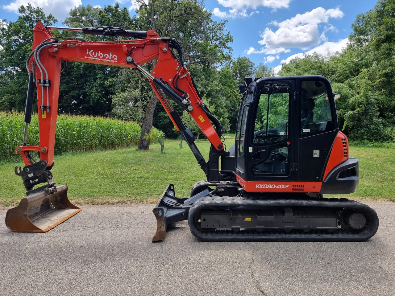 KUBOTA KX 080-4a2 - Mini excavator: picture 1 KUBOTA KX 080-4a2 - Mini excavator: picture 1