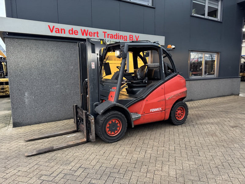 Linde H50T Duplo 270 Freelift / Sideshift / 4e Functie LPG 2007 6 Cilinder Container Truck - LPG forklift: picture 2 Linde H50T Duplo 270 Freelift / Sideshift / 4e Functie LPG 2007 6 Cilinder Container Truck - LPG forklift: picture 2