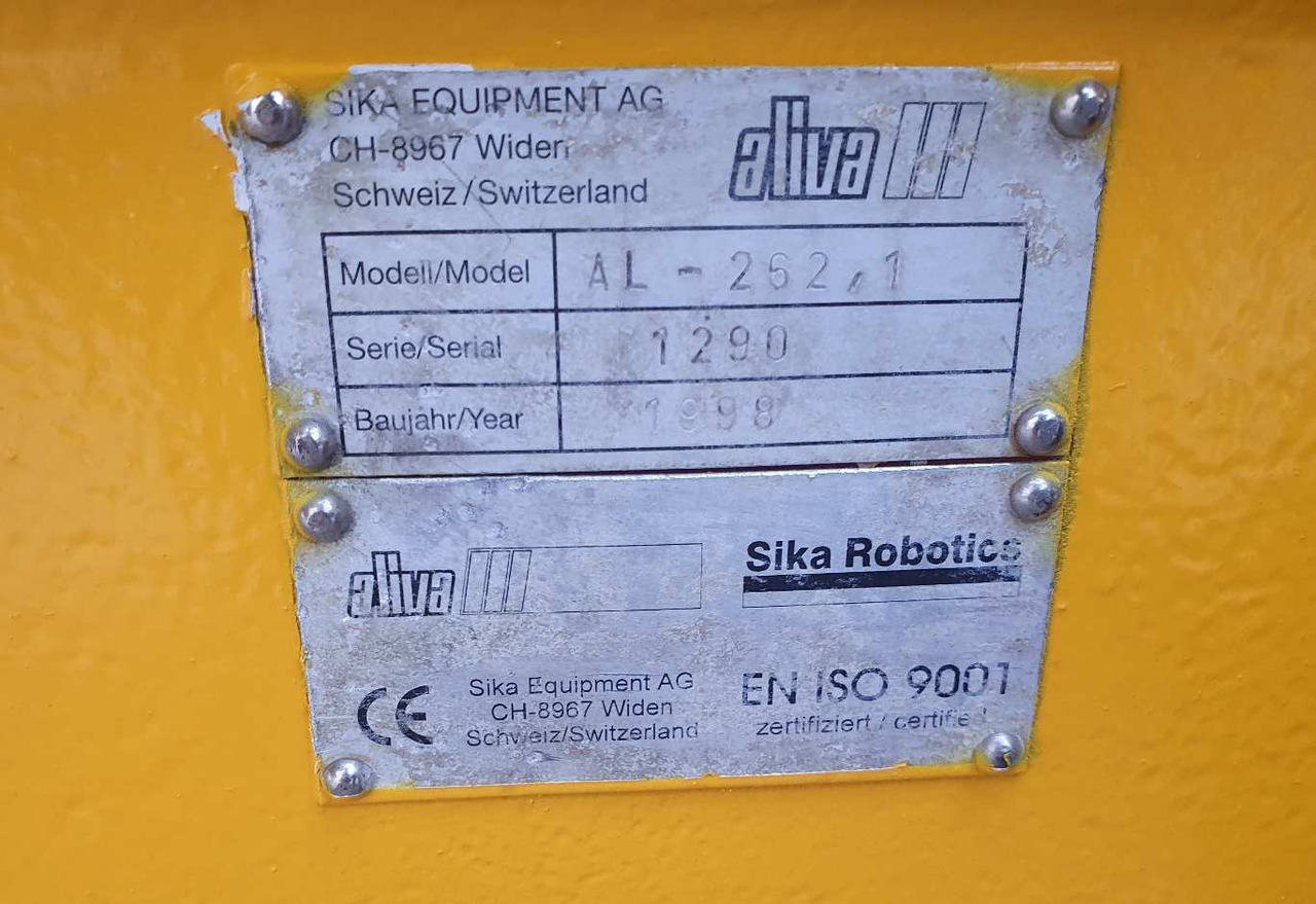 Aliva AL 262.1 shotcrete rotor machine - Concrete equipment: picture 4 Aliva AL 262.1 shotcrete rotor machine - Concrete equipment: picture 4