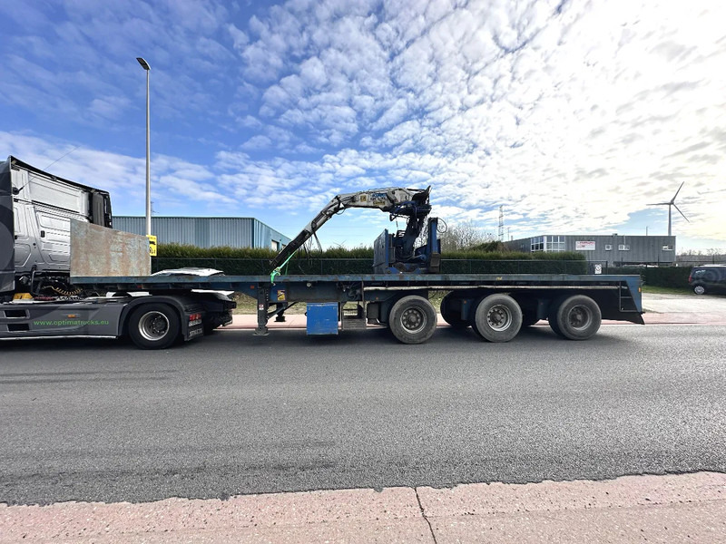 EKW RO-3QT3AHG KRAAN KENNIS 16000 - Dropside/ Flatbed semi-trailer: picture 2 EKW RO-3QT3AHG KRAAN KENNIS 16000 - Dropside/ Flatbed semi-trailer: picture 2