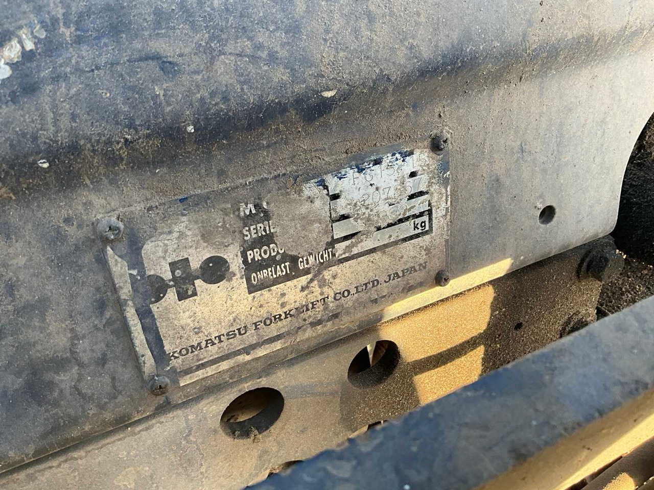 Forklift 1990 KOMATSU FG15-15 FORKLIFT: picture 19