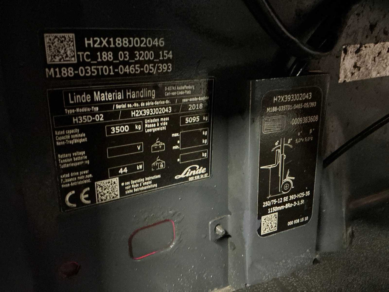 Forklift 2018 LINDE H35D-02 FORKLIFT TRUCK: picture 11