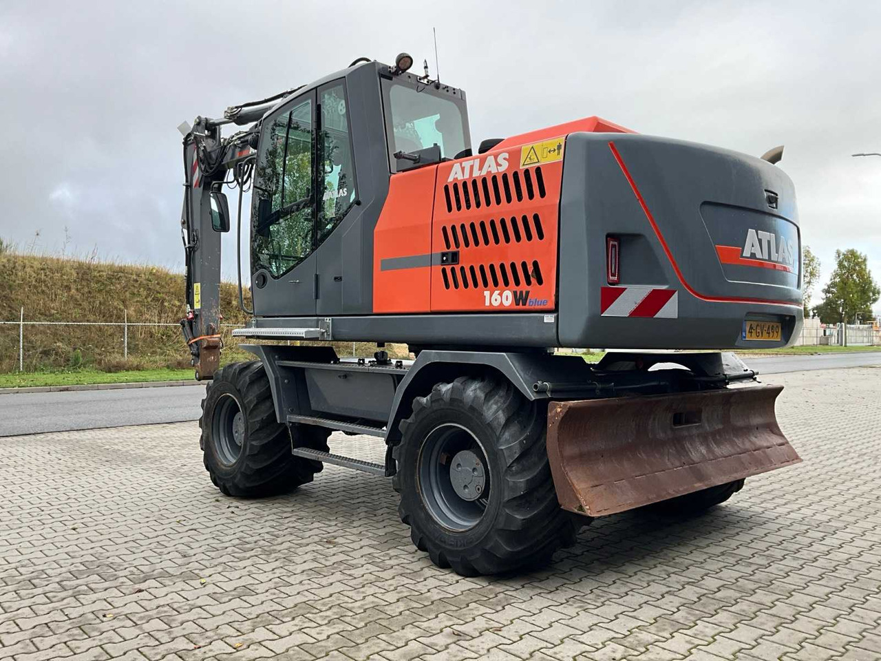 Atlas 160W blue - Wheel excavator: picture 4 Atlas 160W blue - Wheel excavator: picture 4