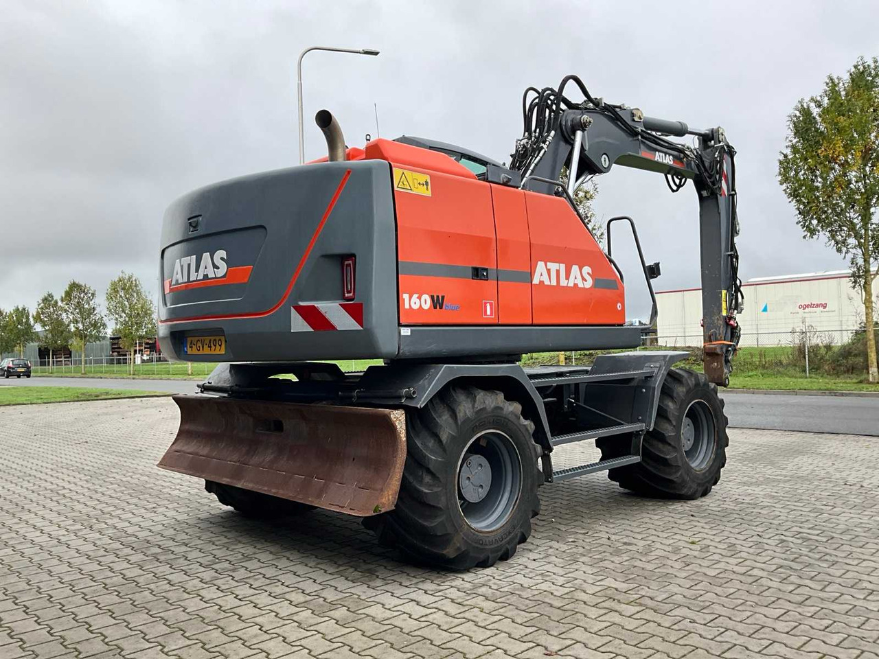 Atlas 160W blue - Wheel excavator: picture 3 Atlas 160W blue - Wheel excavator: picture 3