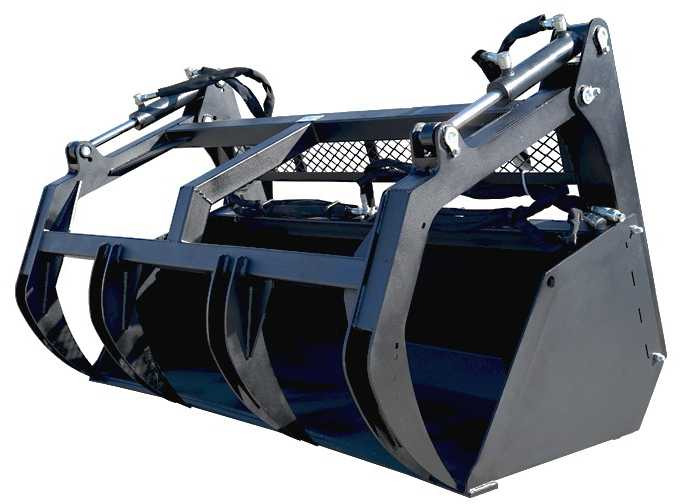 Rhino-cross 82 inch grapple Bucket grijp bak - Attachment for Construction machinery: picture 1 Rhino-cross 82 inch grapple Bucket grijp bak - Attachment for Construction machinery: picture 1