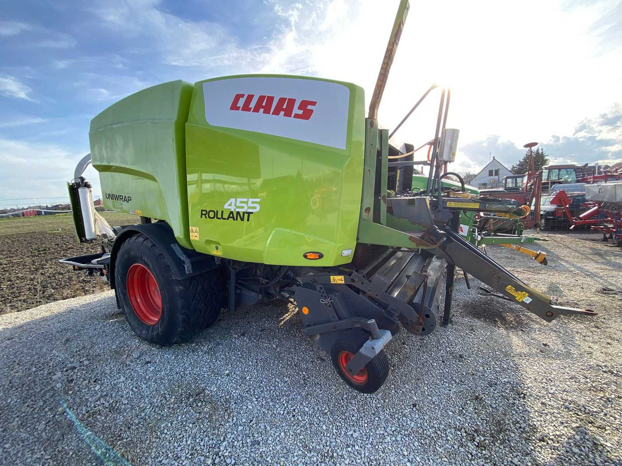 CLAAS ROLLANT 455 - Bale wrapper: picture 1 CLAAS ROLLANT 455 - Bale wrapper: picture 1