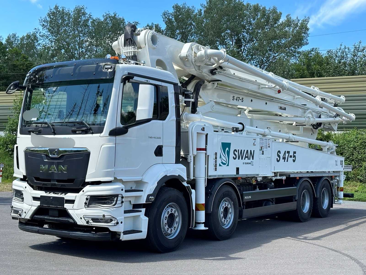 Euromix SWAN 47-5 160RZ - Stationary concrete pump: picture 1 Euromix SWAN 47-5 160RZ - Stationary concrete pump: picture 1