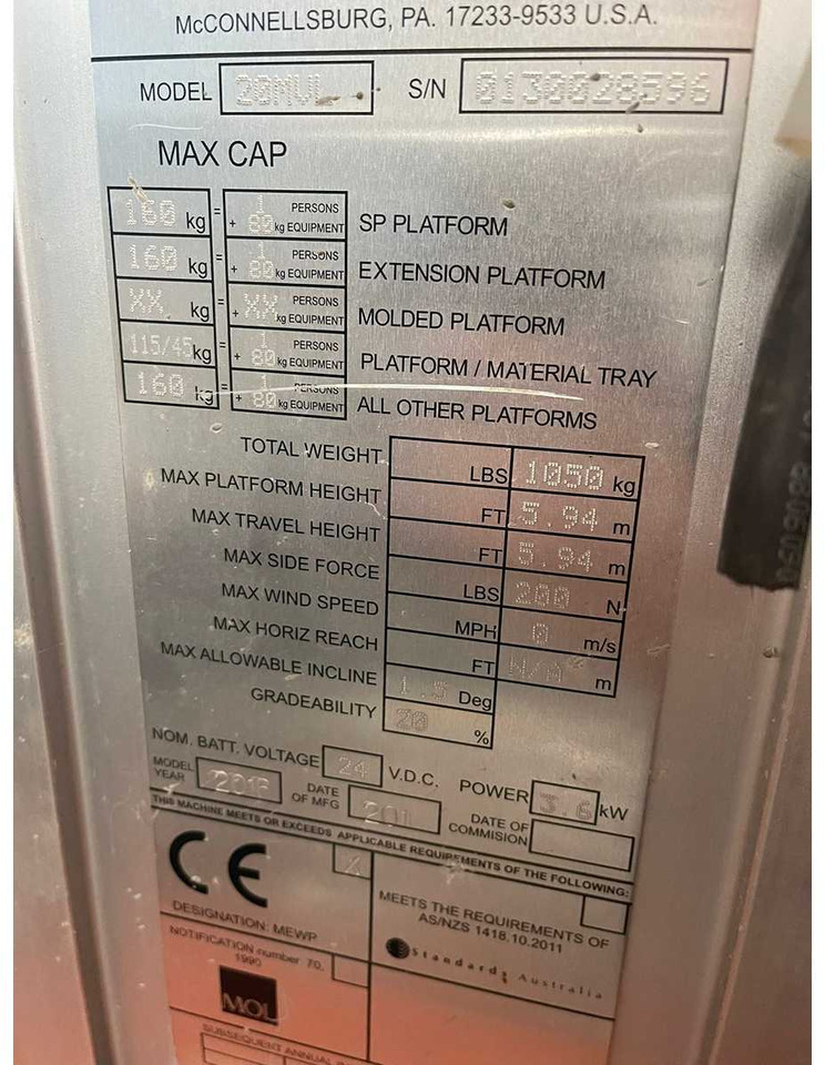 Aerial platform JLG - 22MVL - 2015 - AERIAL WORK PLATFORM: picture 8