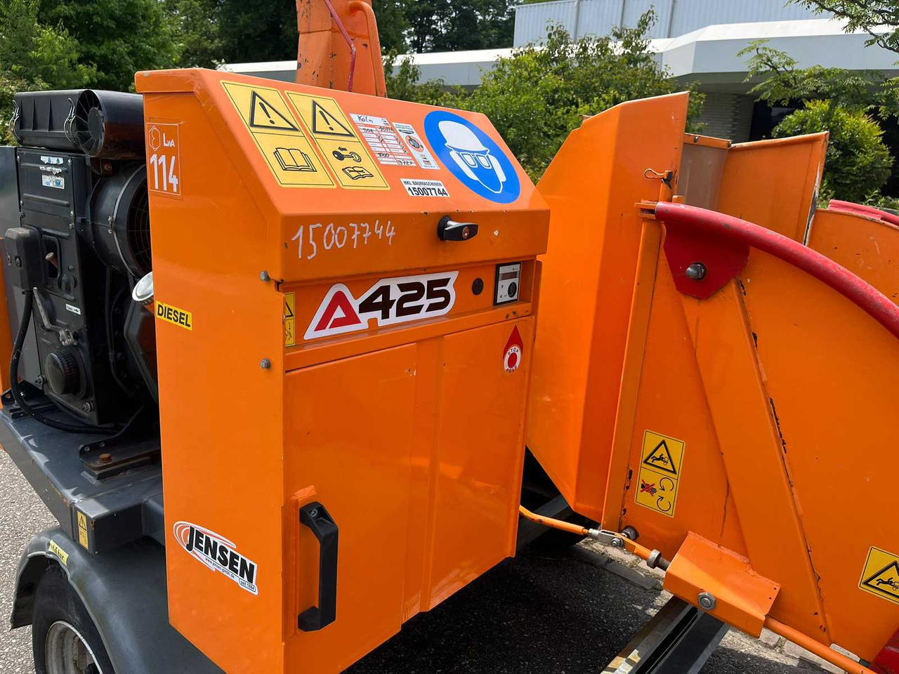 Jensen A 425 D - Wood chipper: picture 4 Jensen A 425 D - Wood chipper: picture 4