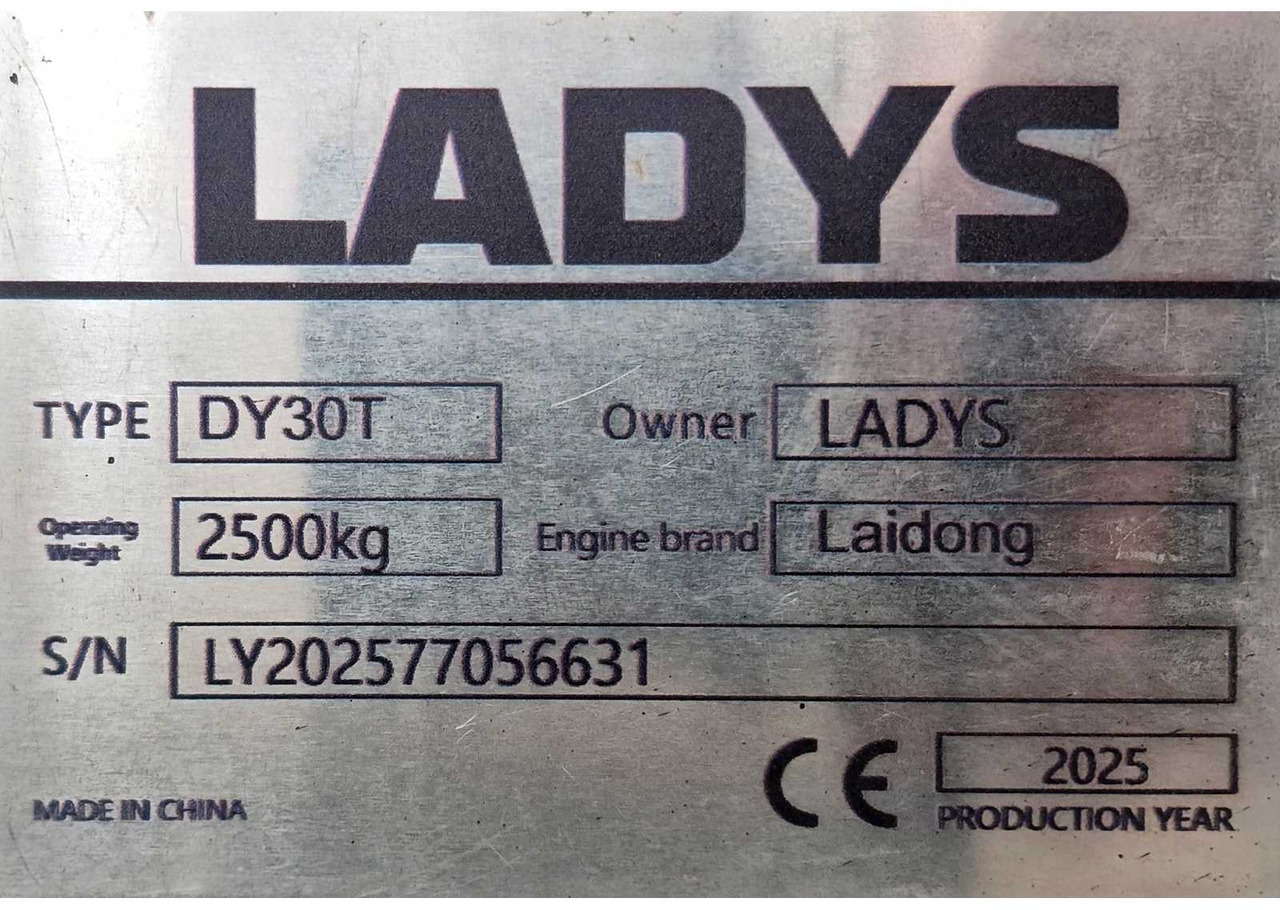 LADYS - 2025 - DY30 - MINI EXCAVATOR - Mini excavator: picture 4 LADYS - 2025 - DY30 - MINI EXCAVATOR - Mini excavator: picture 4