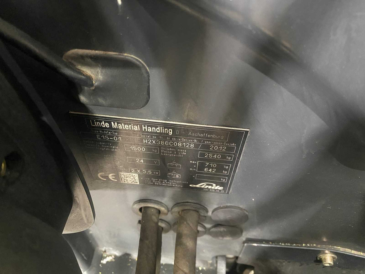 Forklift LINDE - 2012 - E15 - FORKLIFT TRUCK: picture 9